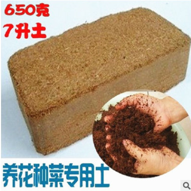 椰磚栽培基質(zhì)營養(yǎng)土椰糠磚椰殼磚陽臺種菜土整塊有機(jī)無菌壓縮土